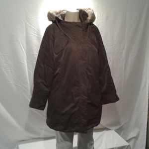 OLD NAVY COZY WINTER HOODIE FULL LENGTH JACKET LAR